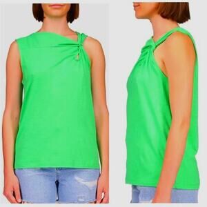Sanctuary Asymemetrical Better‎ Half Tank Top Sleeveless Green Plus Size 3X NWT